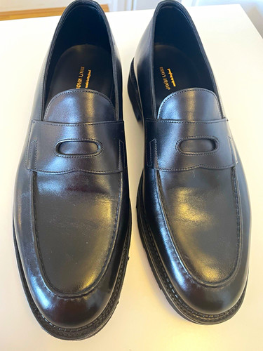 John lobb men black leather - john,