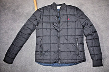 mens Jack Wills black quilted