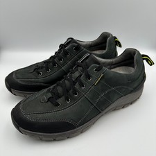 Clarks Wave Trek Waterproof Leather Hiking Shoes Walking Womens 11 Black Comfort