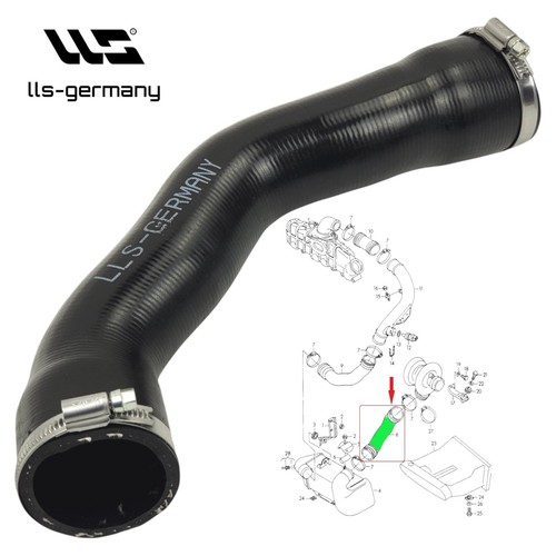 Turbo charge air hose for - for, audi