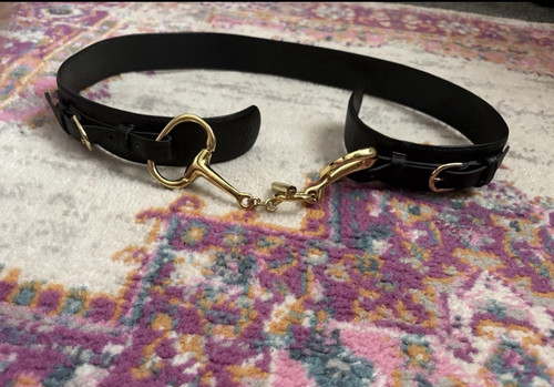 Gucci black leather - black,