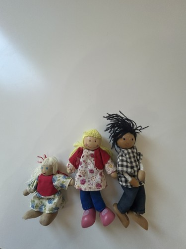 Vintage wooden toy figures - vintage,