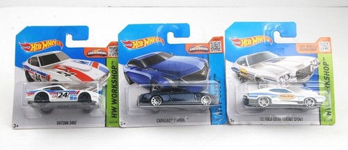 Hot wheels cars - hot, x3