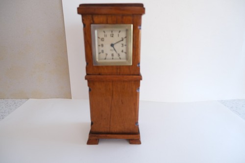 Antique art deco miniature - deco, oak