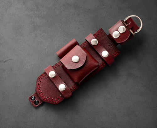 Handmade leather knife sheath - handmade,