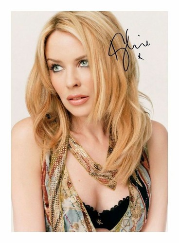 Kylie minogue autograph signed - minogue,