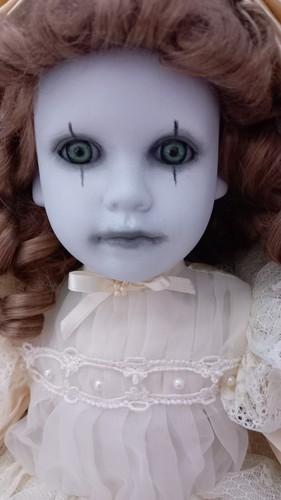 Ooak gothic horror doll creepy - gothic,