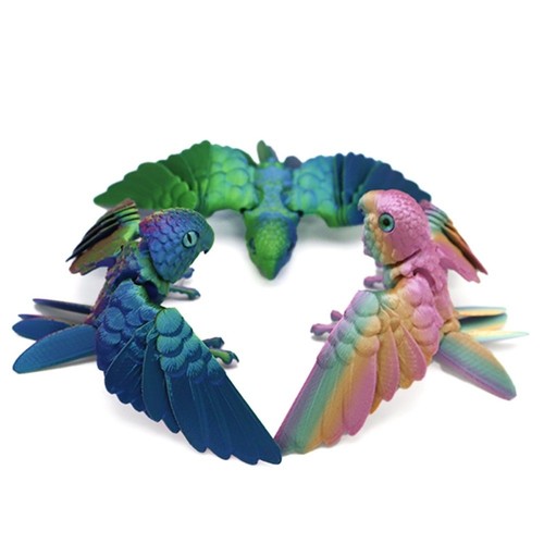 Multicolor printed parrot - multicolor,