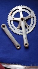 vintage Shimano 105 crankset double.