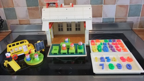 Vintage fisher price - vintage, school