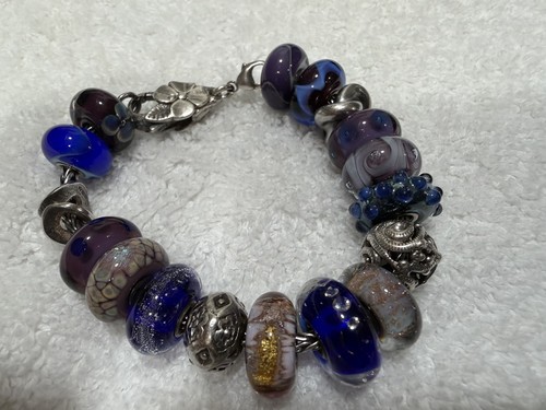 Trollbeads inch charm - ss, 7.5
