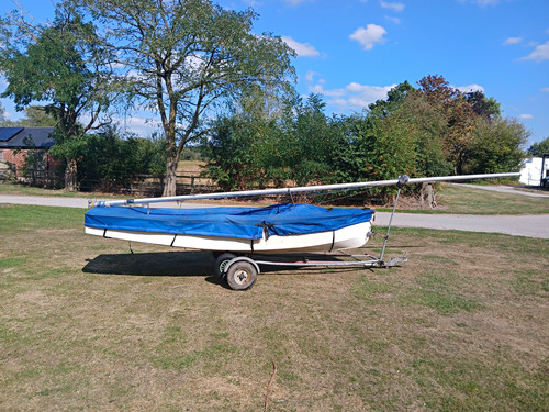 Gp14 sailing dinghy with - sailing,