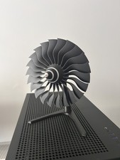 Jet Engine Turbine Blade Model  | 3D Printed | Aviation Desk Decor
