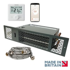 Thermix Smart Wifi Plinth Heater- Anthracite / Black / Stainless grille 1.8kW