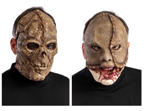 Burlap face mask - face, latex