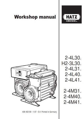 Hatz diesel engine 3l30 - diesel, h2-3l30
