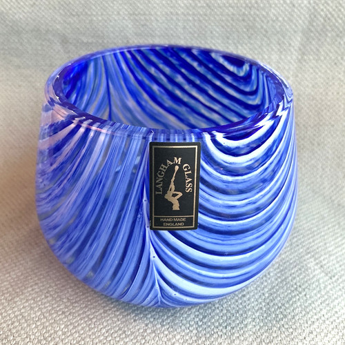 Langham glass small blue - langham,