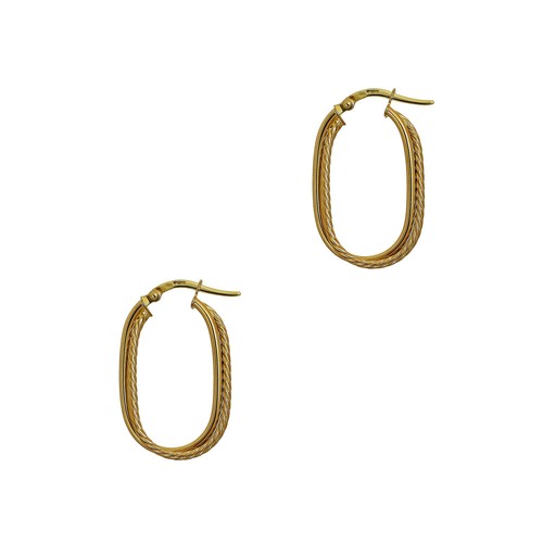 Pre owned 9ct - gold, twist