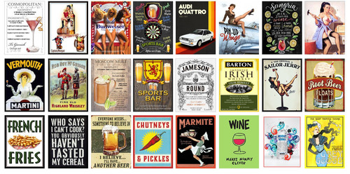 Drink signs metal - signs, plaques