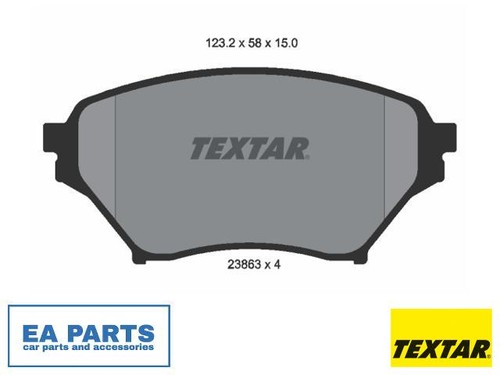 Brake pad set - disc,