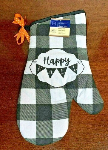 Happy fall autumn oven mitt - autumn,