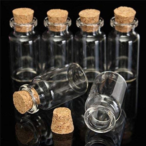 Small craft glass bottles - 4,