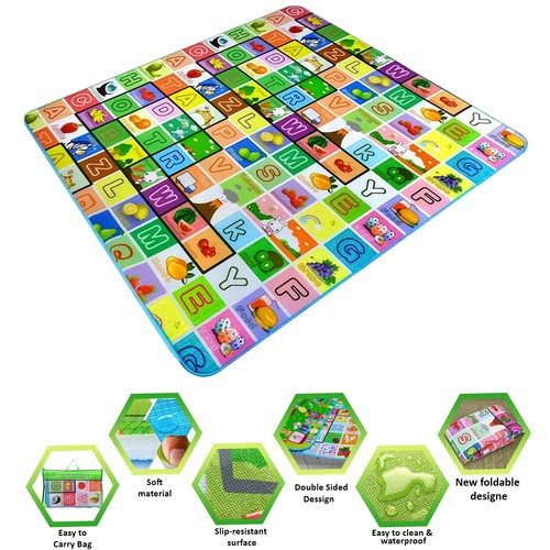Kids crawling sided play mat - crawling,