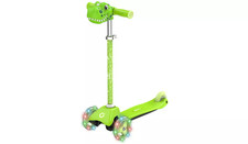 EVO Dino Mini Cruiser 3 Wheel Scooter Dinosaur tri kids light up wheel Green