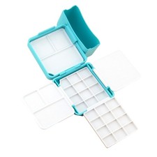 Empty Watercolour Paint Palette Watercolor Pigment Storage Box for Drawing