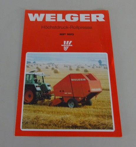 Brochure welger high pressure - brochure,