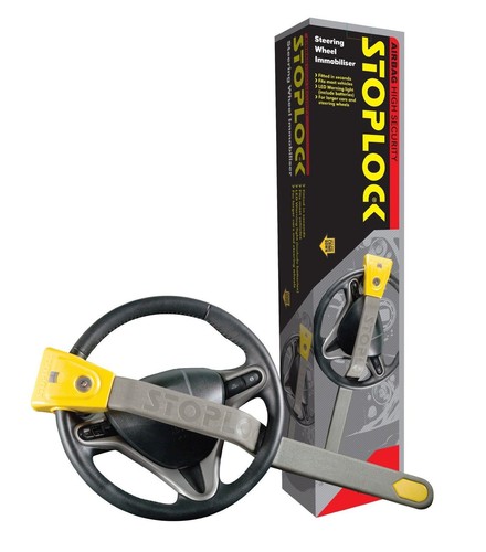 Stoplock steering wheel lock - wheel,