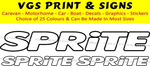 Sprite swift caravan - x, decal