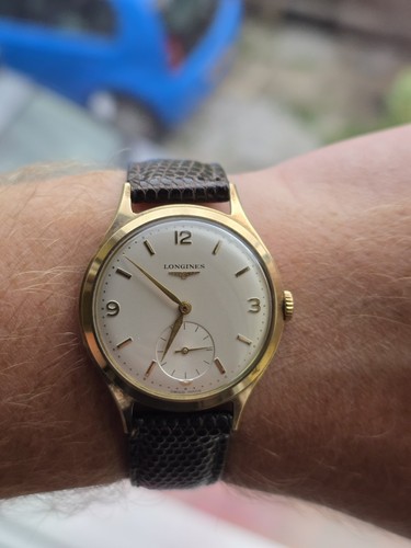 Vintage longines 9ct gold - longines,