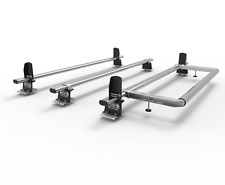Renault Master ROOF RACK  MWB LWB 3 Bars Stops Roller 2010 to 2024 AT82LS+A30