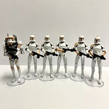 Star Wars The Clone Wars Commander Cody, x5 212th Clone Troopers | HASBRO 3.75”