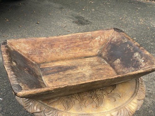 Antique hand carved dough - antique,