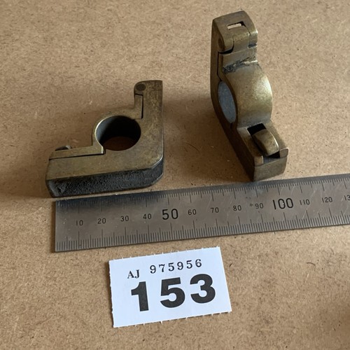 Large vintage brass stair rod - large,