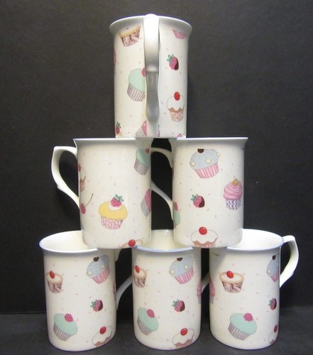 Set 2 1 mugs cupcakes - mugs,