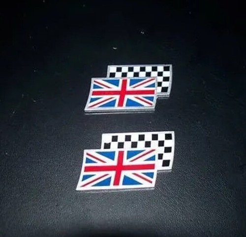 Union and chequered flag - mg,
