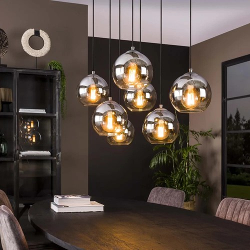 Dome cluster light smokey - light,