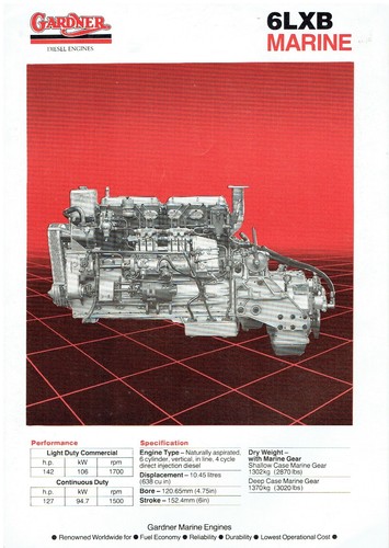 Gardner 6lxb marine - gardner,