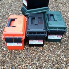 .........EMPTY AMMO BOX MTM CASE-GARD AC50 Caliber Plastic Field Box Storage Box