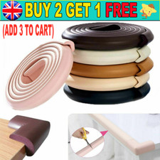 Kids Safety Foam Rubber Bumper Strip Safety Table Edge Corner Protector Guard 2M