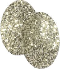 Sequin Elbow Patches Gold