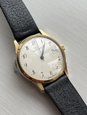 Garrard 9ct Gold Vintage Mens Automatic Watch 1991