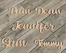 Wooden Personalised Words