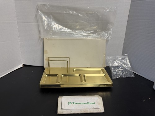 Vintage mcm brass dresser - vintage,