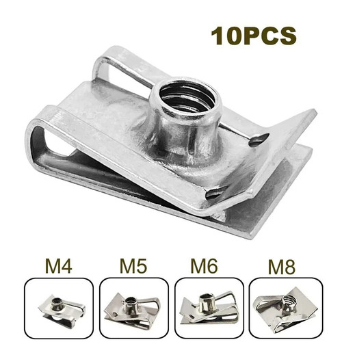 10pcs stainless steel clip - 10pcs, u