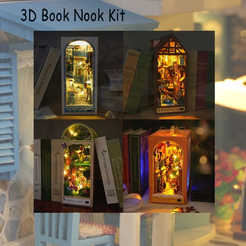 Book nook kit wooden - nook, diy