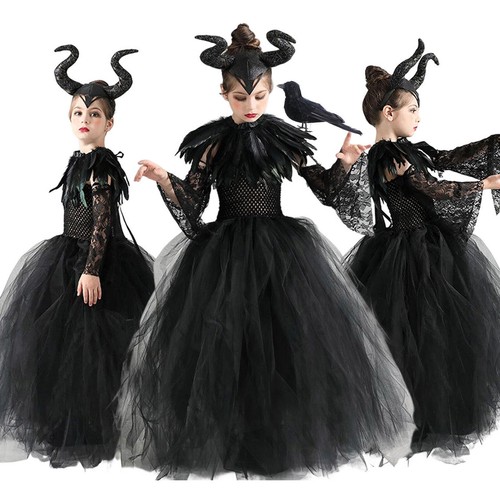 New kids maleficent cosplay - new,